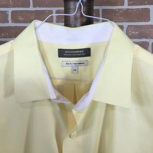Denver Hayes Yellow Dress Shirt (like new)